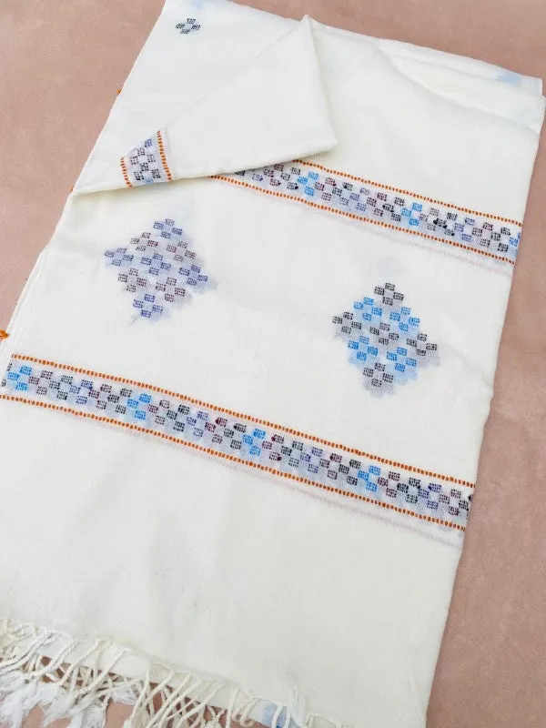 Pure Woolen Hand-Woven Shawl - Made in Islampur, Swat