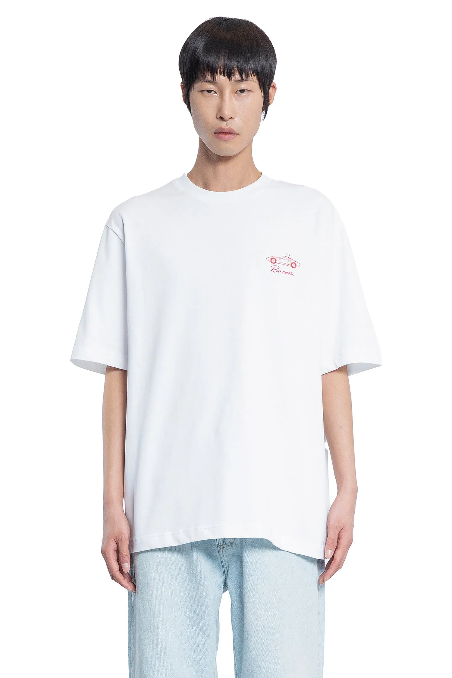 RIOCAM MAN WHITE T-SHIRTS & TANK TOPS