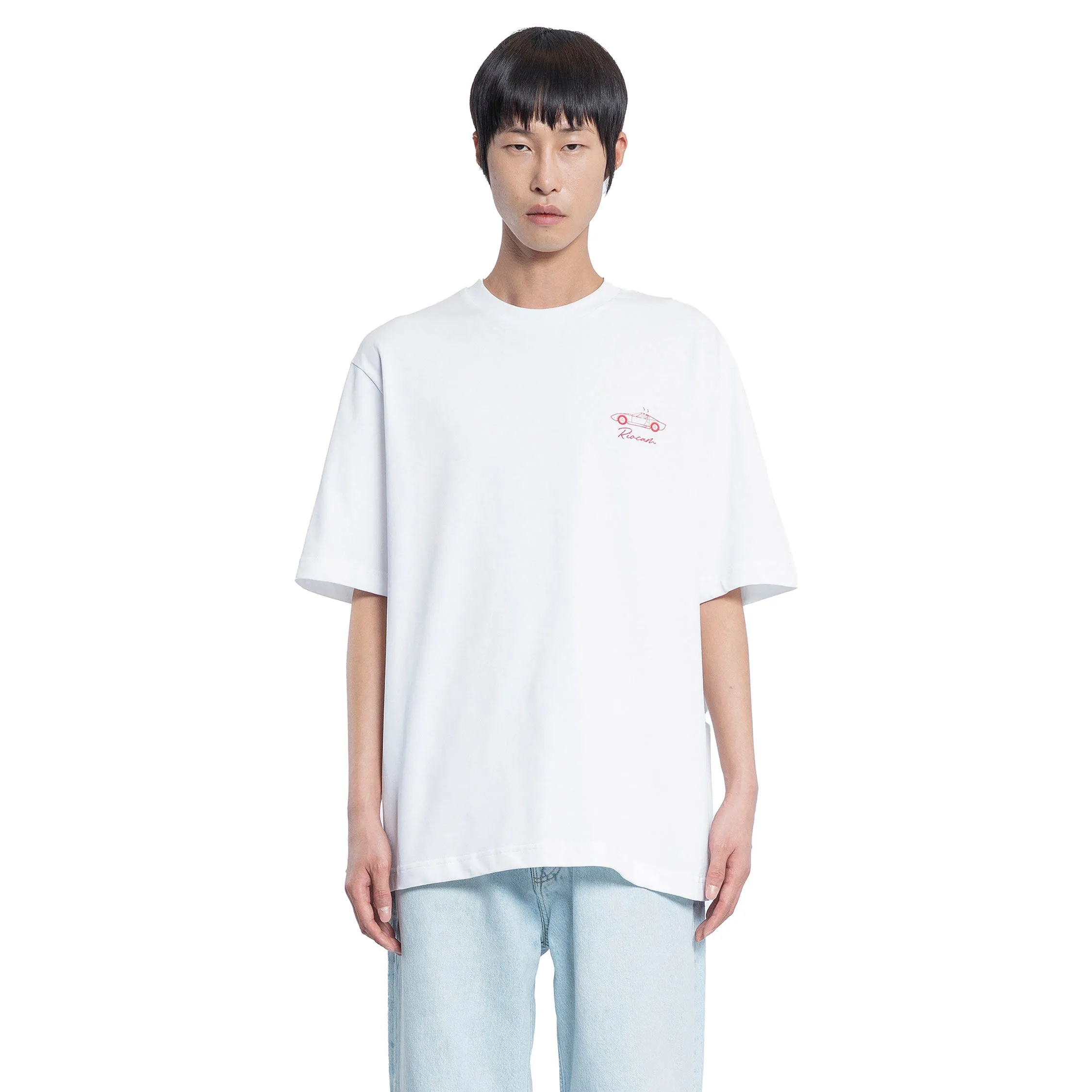 RIOCAM MAN WHITE T-SHIRTS & TANK TOPS