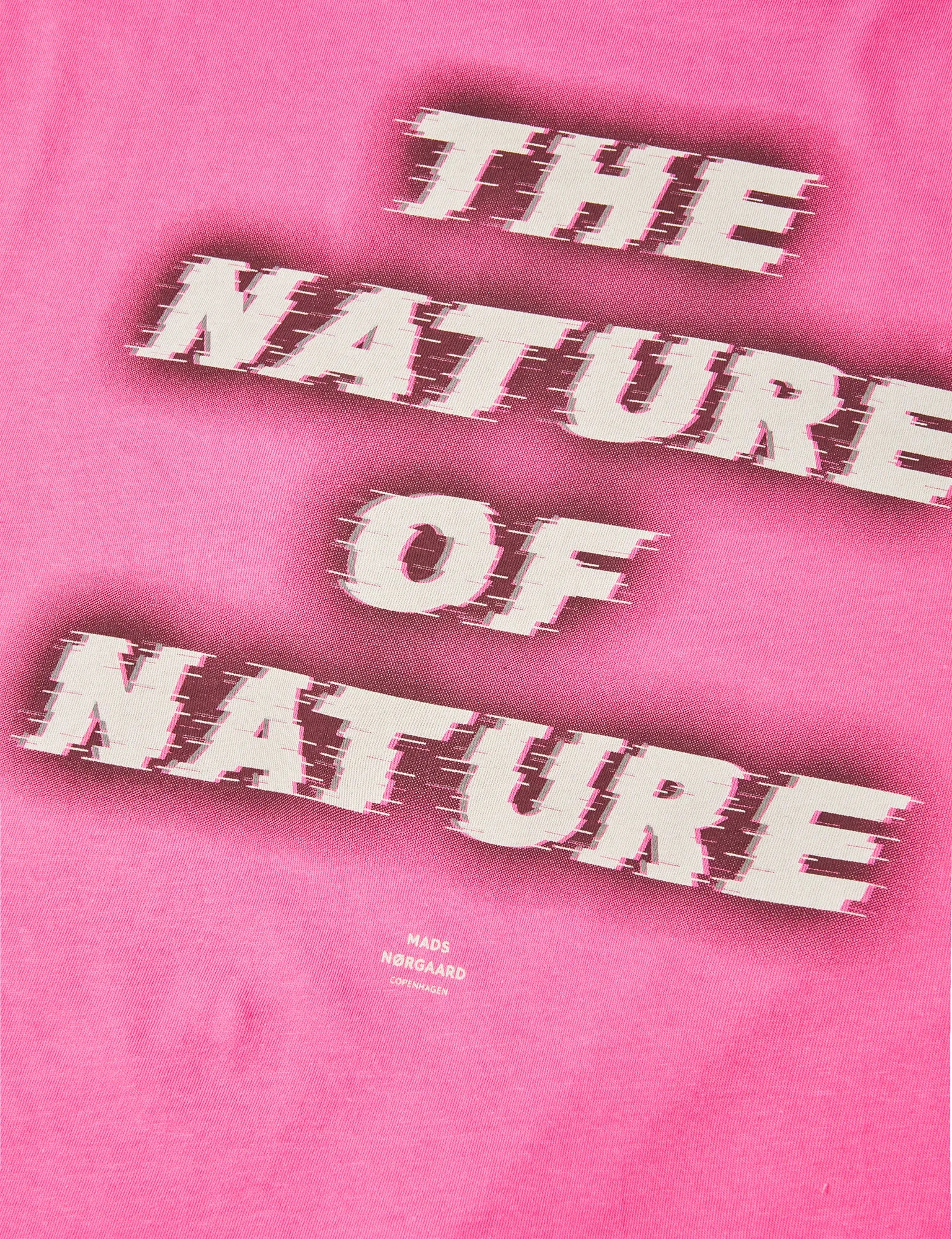 Single Organic Dassel Tee, Carmine Rose