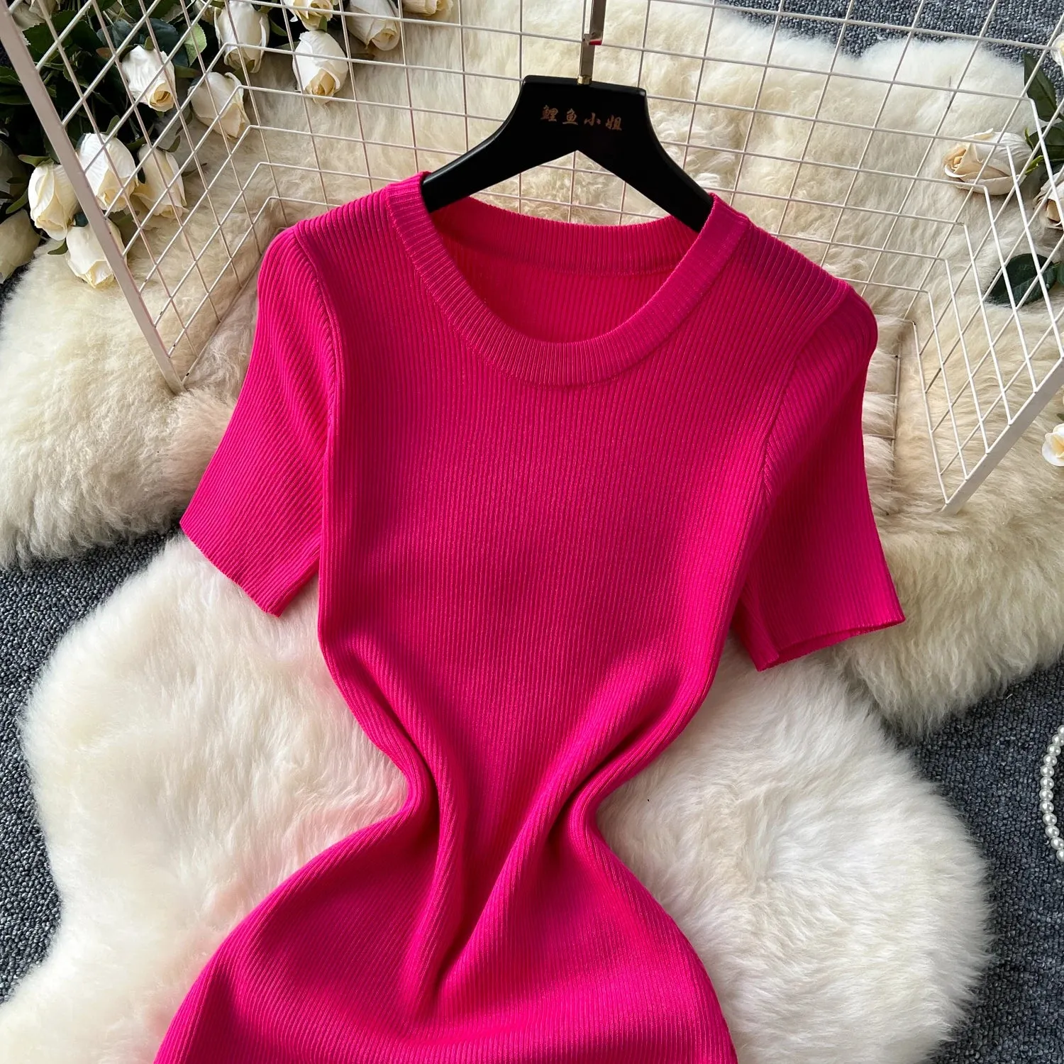 SINGREINY Senior Luxury Slim Dress Ladies O-Neck Bodycon Sequins Split Chic Design Summer Fashion Knitted Women Sexy Midi Dress