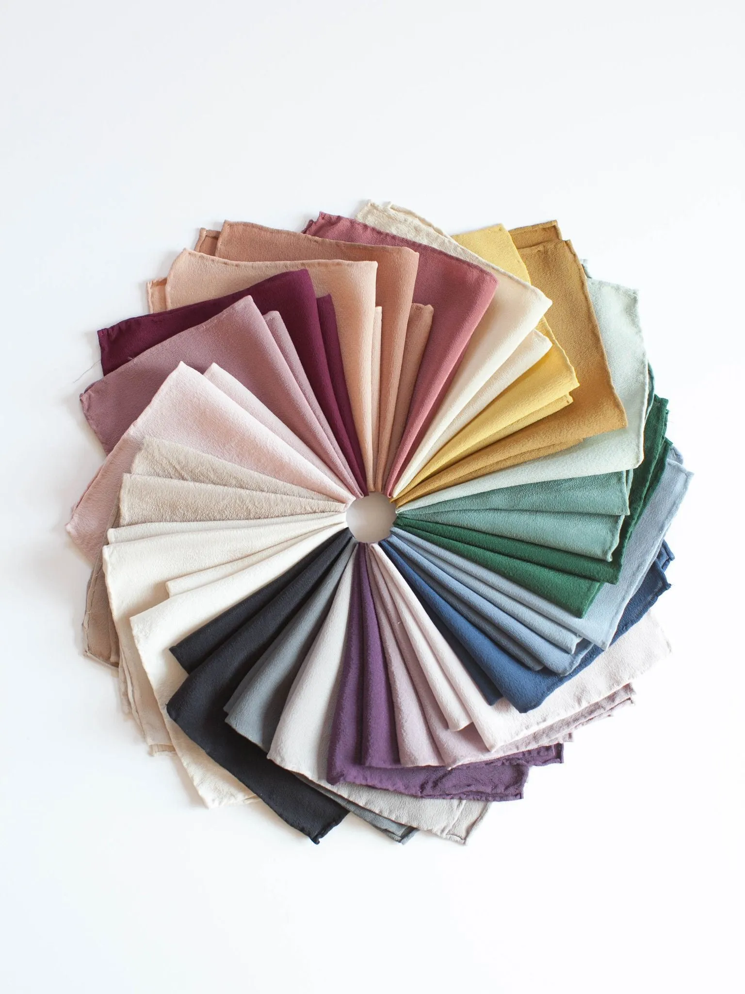 'The Hankie' Washable Silk Scarf in Blush
