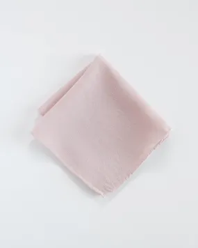 'The Hankie' Washable Silk Scarf in Blush