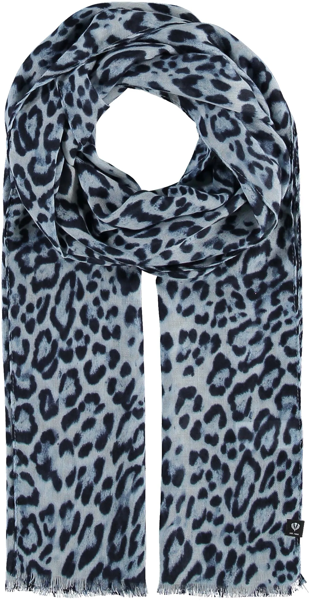 Traditional Leopard Polyester Print Scarf