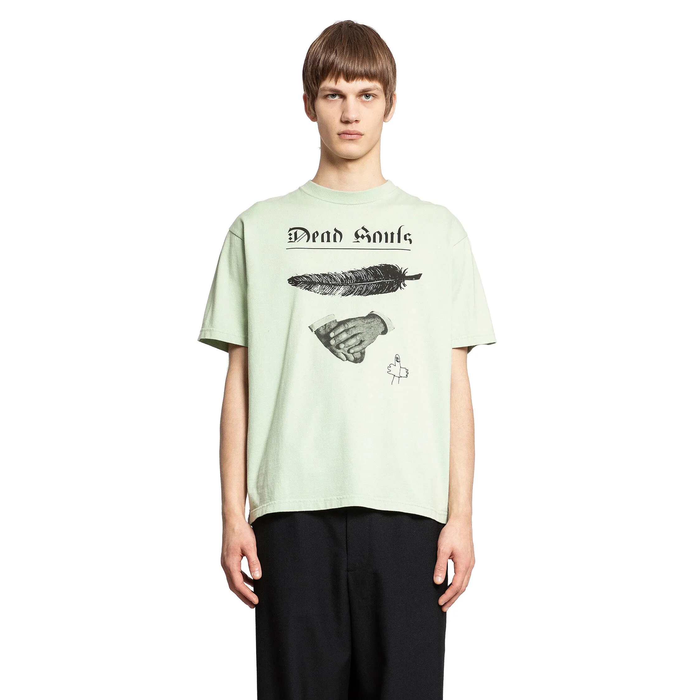 UNDERCOVER MAN GREEN T-SHIRTS & TANK TOPS