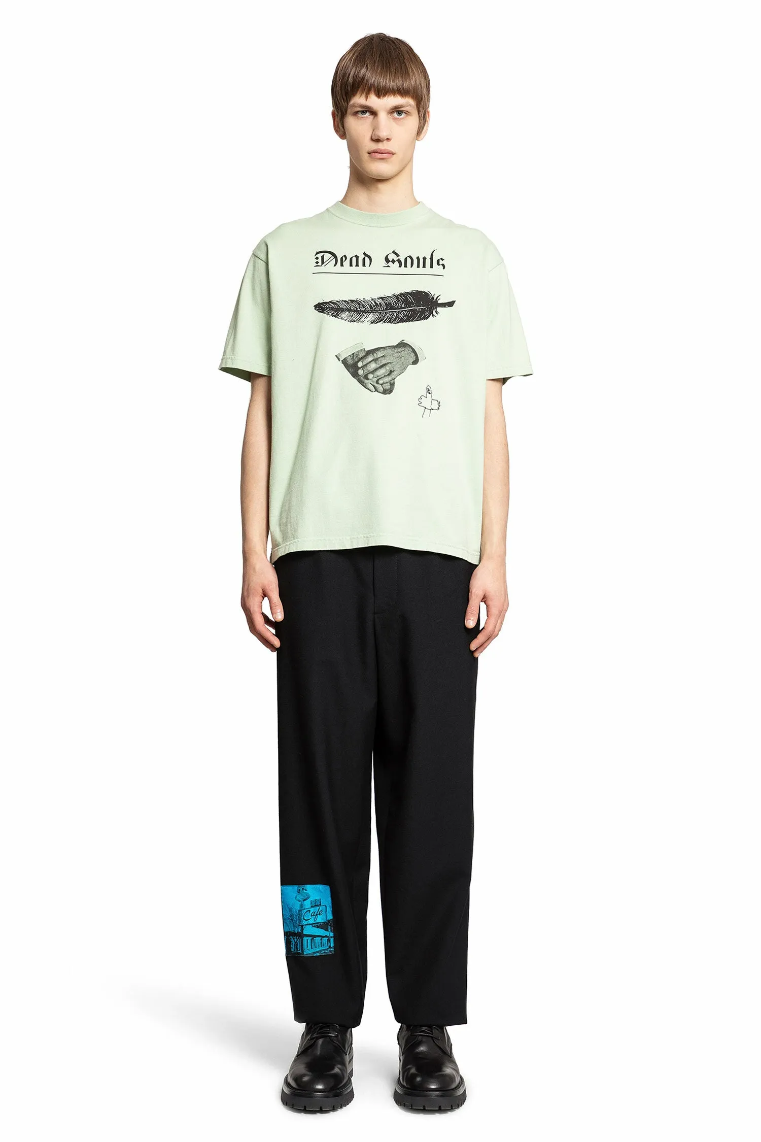 UNDERCOVER MAN GREEN T-SHIRTS & TANK TOPS