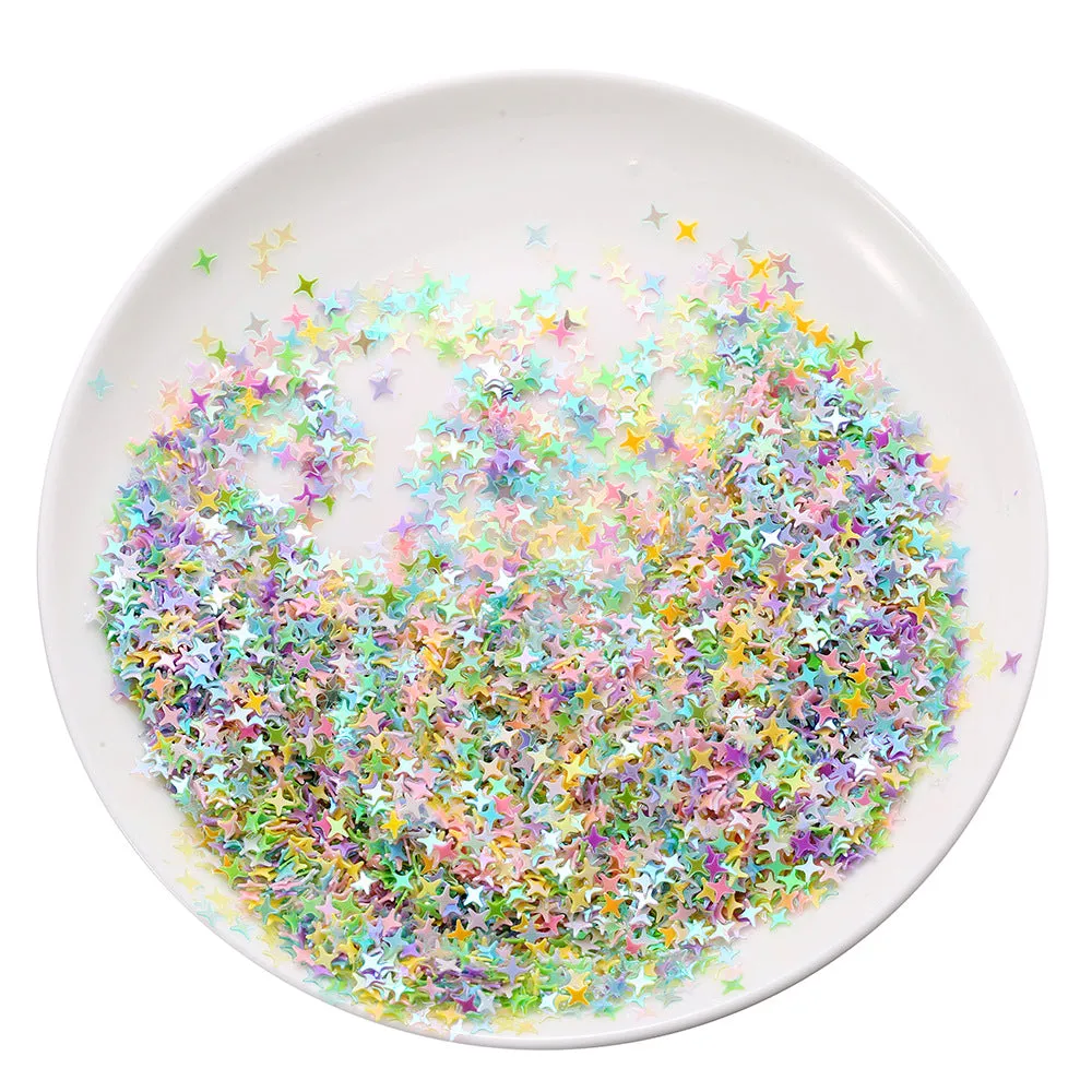 Wholesale  4×4mm Sequins Stars Beads